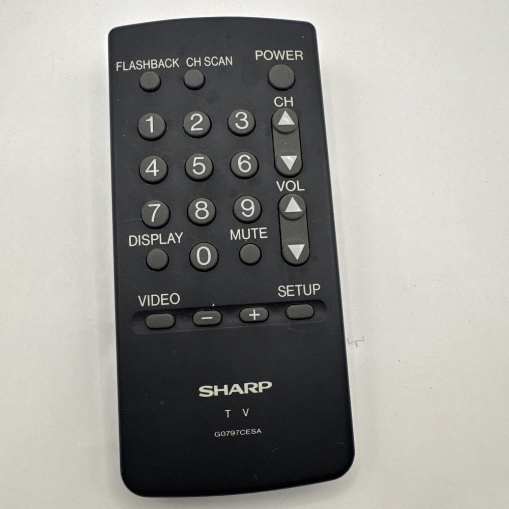 Sharp G0797CESA TV Replacement Remote Control Original Brand Tested